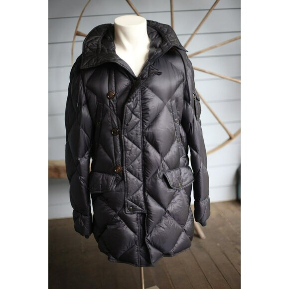 Moncler Edwin Warm Down Jacket Size 2 / Medium / Navy $1,850